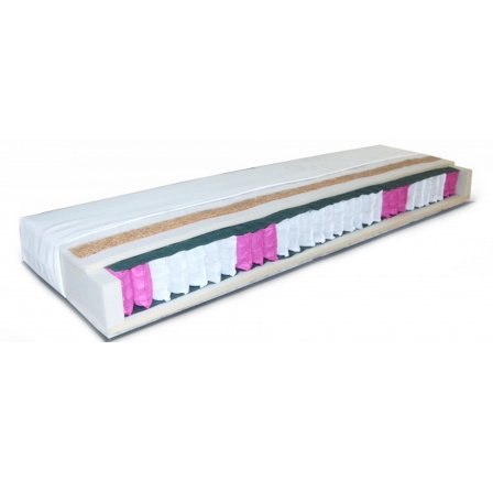 Matrace oboustranná 7 zonová kapsičková + kokos K-2 - 160x200