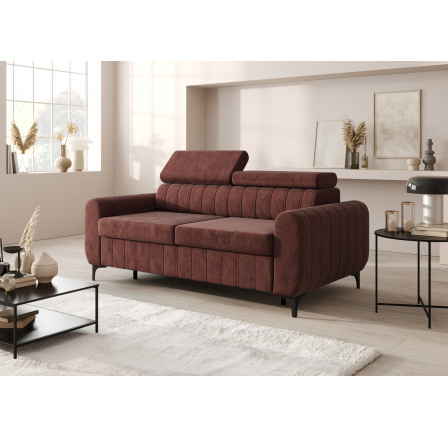 Sofa ZOYA 180 cm s italským rámem - Odstíny starorůžové