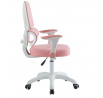 Kancelářské křeslo FB28JB, Růžová/Bílá