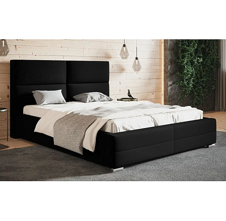 Postel B3 R 90x200, Kronos 7 , chromové nožky, dřevěný rošt Postel B3 R 90x200, Kronos 7 , chromové nožky, dřevěný rošt