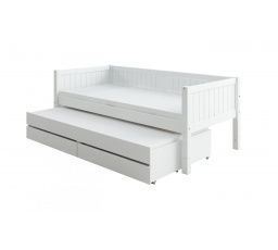 Postel s přistýlkou a úložným prostorem Romantic 447 bílá