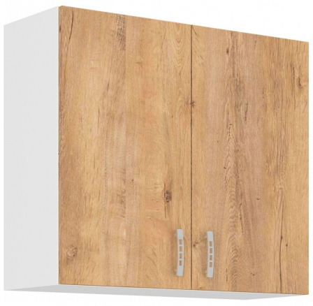 Kuchyňská horní skříňka SALLY 80-G-72-2F, Dub lefkas