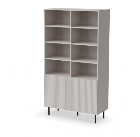 Regál PAXOS REG-1, kašmír/černá