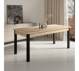 Rozkládací stůl RODOS 82 Černý+Sonoma