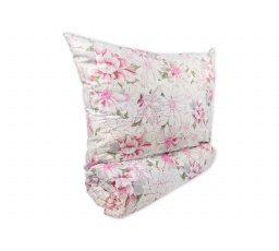 Prodloužené povlečení Satén 140x220, 70x90cm Floreta