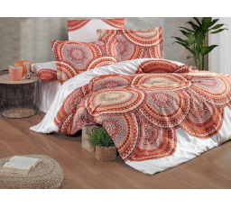 Saténový povlak na polštář Inferno natur 30x40