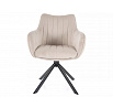 Jídelní židle AZALIA VELVET, Světle Béžový Bluvel 30/Černá