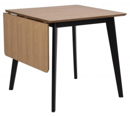 Stůl Roxby rozkládací přírodní/ černý