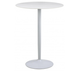 Barový stůl Malta bílý Unico matný