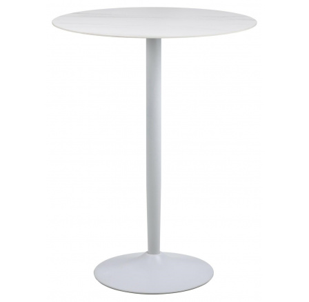 Barový stůl Malta bílý Unico matný