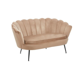 Sofa SF1-FXJG sametová cappuccino , nohy černé
