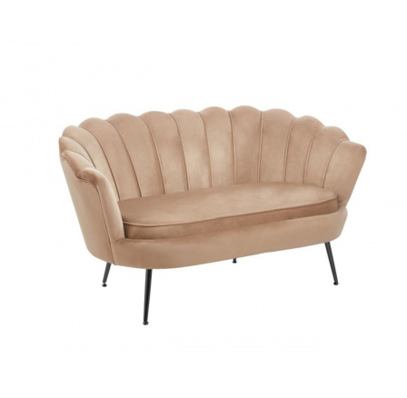 Sofa SF1-FXJG sametová cappuccino , nohy černé