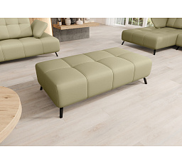 PUFA DANTE 140X70 CM PŘÍRODNÍ KŮŽE