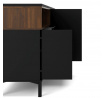 Komoda ATREI 178, Černá/Ořech