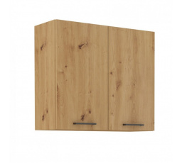 Kuchyňská horní skříňka MOLLY 80 G 72 2F, Dub artisan