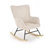 Houpací křeslo BELMIRO, Krémová