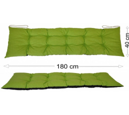 Podsedák 180x40 světle zelený melír