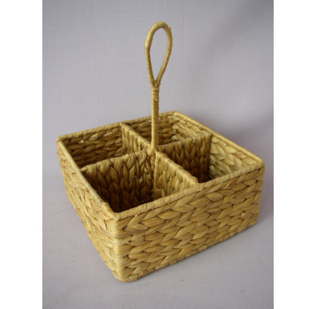 Košík dělený vodní hyacint Košík dělený vodní hyacint
