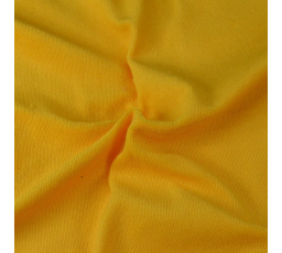 Froté prostěradlo sytě žluté