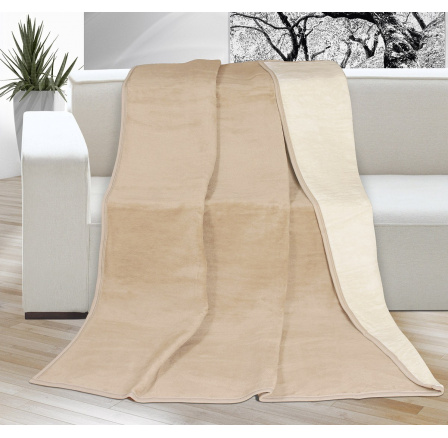 Deka Kira PLUS jednolůžko 150x200cm tm.béžová/sv.béžová Deka Kira PLUS jednolůžko 150x200cm tm.béžová/sv.béžová