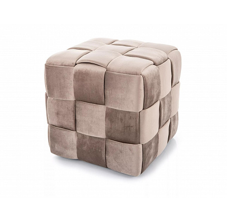 Taburet PUF CASEL, VELVET béžová 251