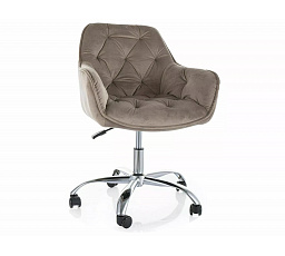 Kancelářská židle Q-190 VELVET, Tmavě béžový Bluvel 40