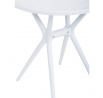 Zahradní stůl plast, bílá, DT-X7007 WT