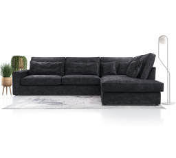 Rohová sedací souprava COBRA, Palladium 19, Pravá