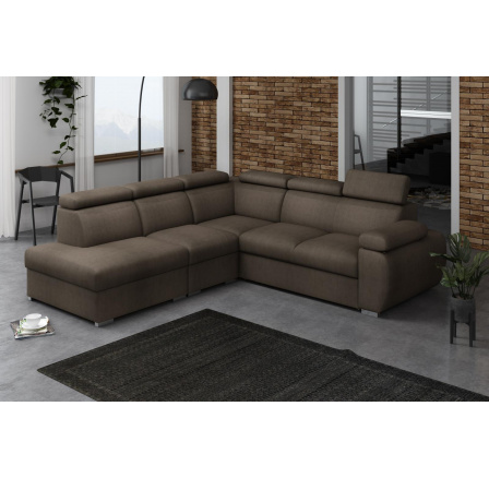 Rohová sedací soustava Bodie prava II levá hnědá Rohová sedací soustava Bodie prava II levá hnědá