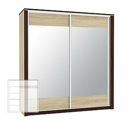 Šatní skříň OLIWIERS 02 L Šatní skříň OLIWIERS 02 L