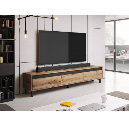 Tv komoda NORD, oak wotan/antracyt Tv komoda NORD, oak wotan/antracyt