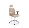 Kancelářské křeslo TIMBER, Ořech/Béžová
