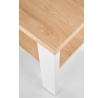 Konferenční stůl JENNA, přírodní hikora/bílá