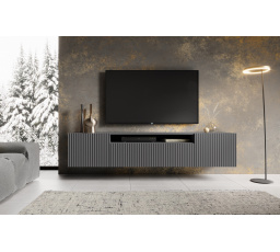 Závěsná TV skříňka NOEMI Grafit+Grafit