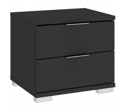 Noční stolek PRAHA 2S, Černá