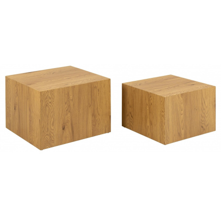 Sada 2 konferenčních stolků Dice dub