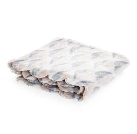 Deka KALA fleece s jemným vzorem 130x170 cm