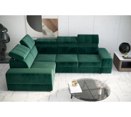 Rohová sedací souprava ROYAL II 280×210 - zelená , levá