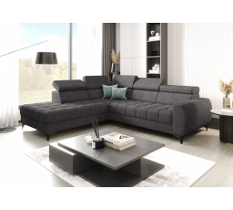 Rohová sedací souprava PORTO 225X255 cm - šedá , levá
