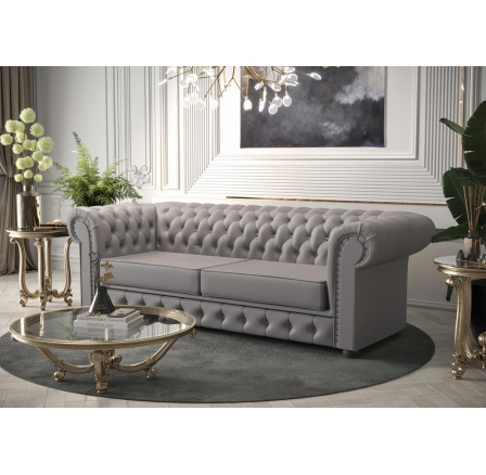 Sofa MANCHESTER III 218 cm přírodní kůže - Pohovka bez funkce spaní, Kůže F-7