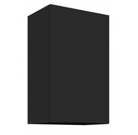 Horní skřínka SIENA - 45 G-72 1F, Černá mat/Černá mat