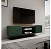 TV komoda ONDA EF, zelená / dub artisan