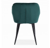 Jídelní židle K487, Zelená/Černá