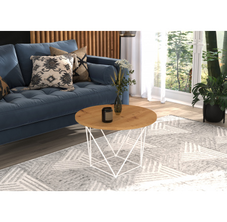 Konferenční stolek LIAM Bílý+Artisan