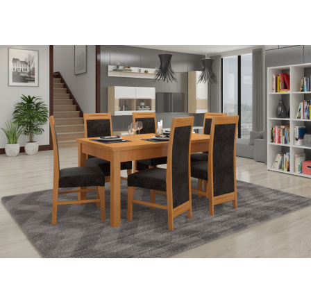 Sada stůl s židlemi RODOS 57 Alder