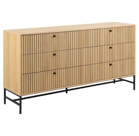 Komoda Albany 6 zásuvek dub přírodní Komoda Albany 6 zásuvek dub přírodní