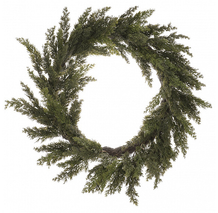 Věnec - pr. 66 cm, umělé jehličí, zelený