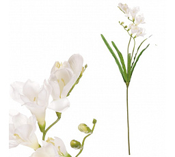 Frézie - umělá řezaná květina, krémová