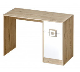 Psací stůl NICO 10, Světlý Dub/Bílá/Světlý Dub