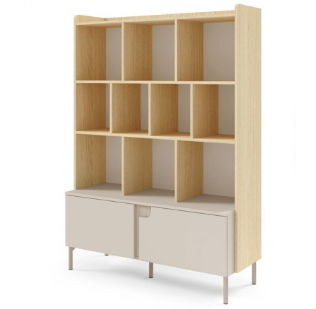 Komoda POSITANO 5, Dub Mavelie macadamia